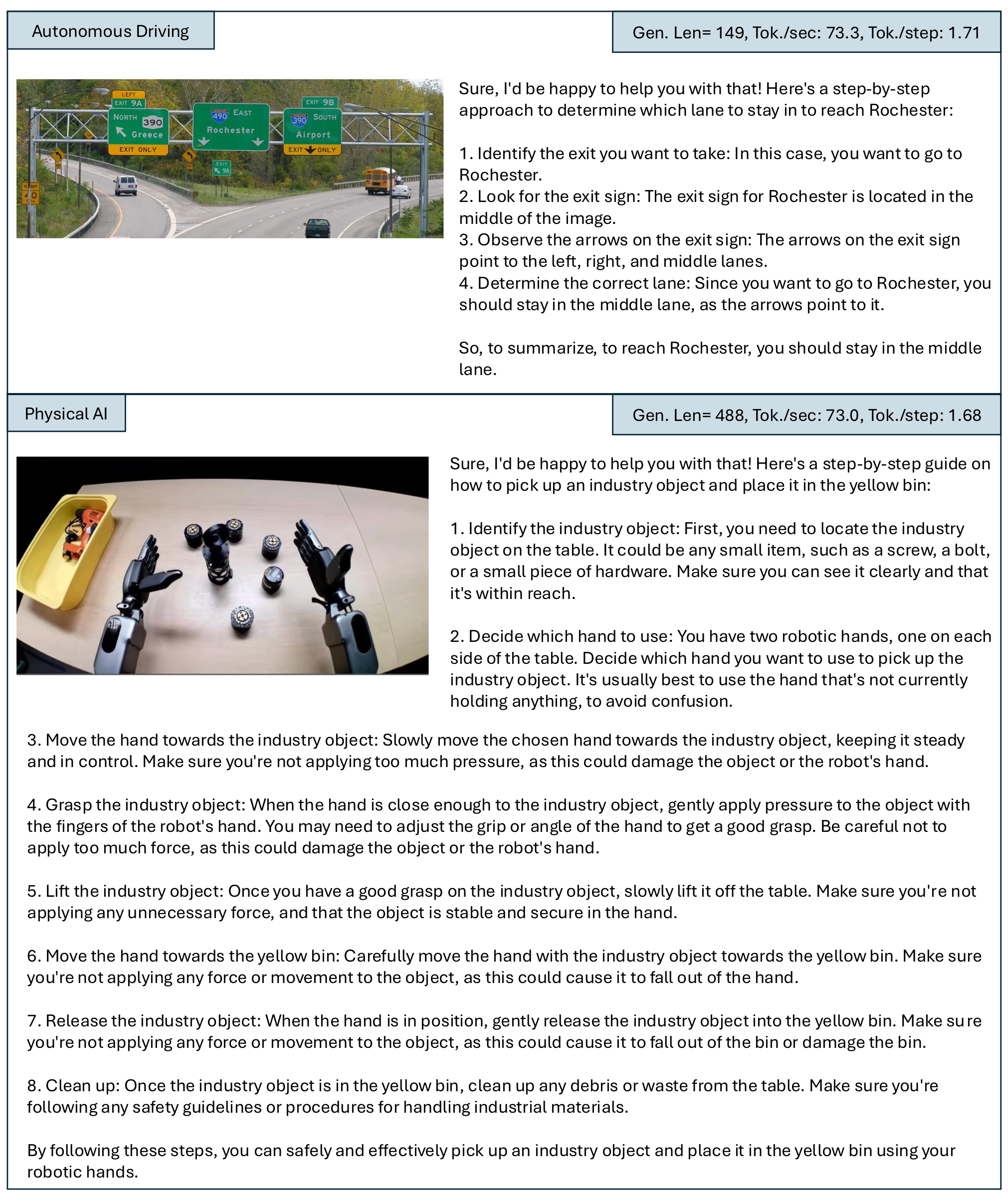 Physical AI case study: autonomous driving and robotic manipulation.