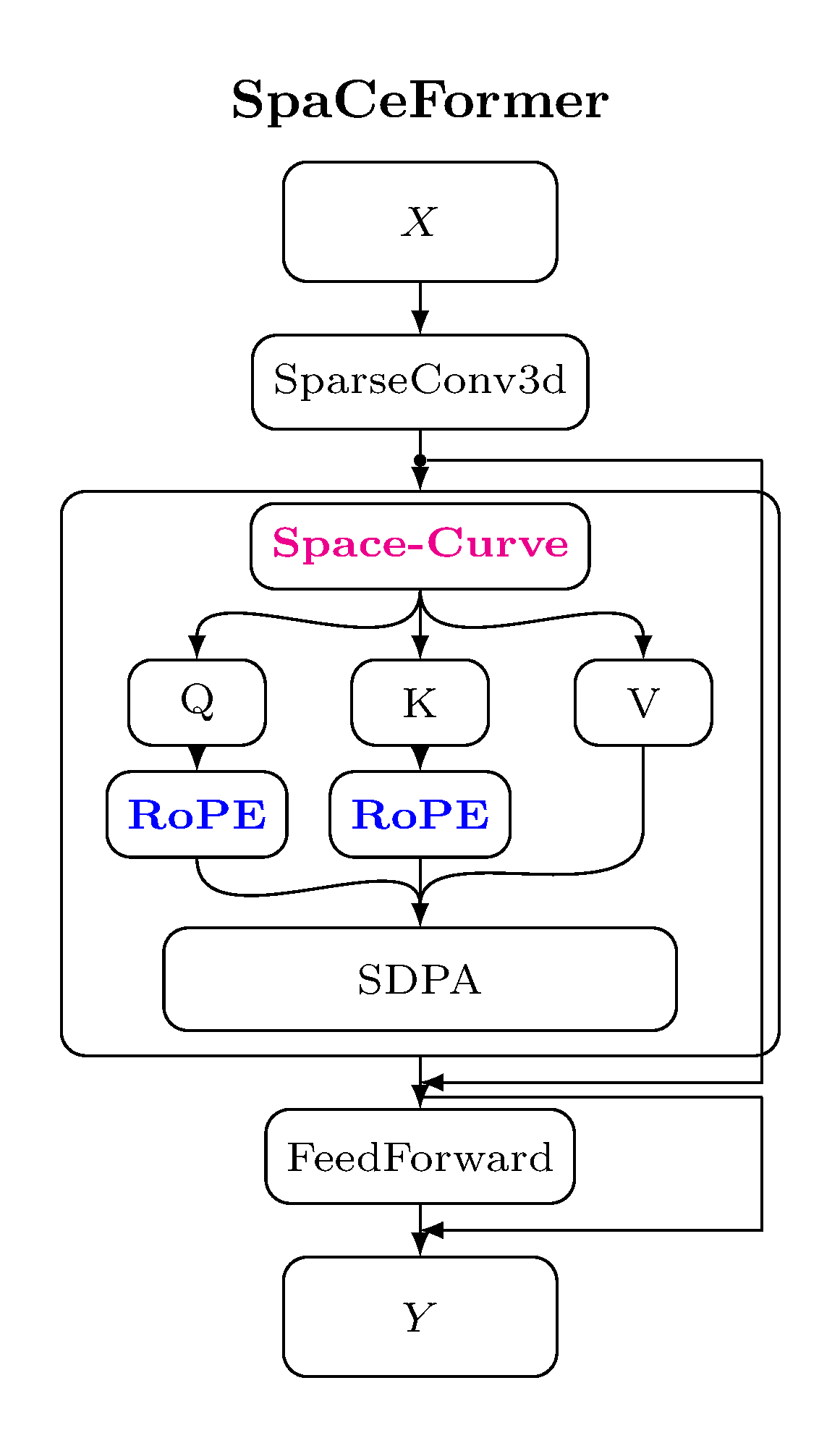 SpaCeFormer attention block