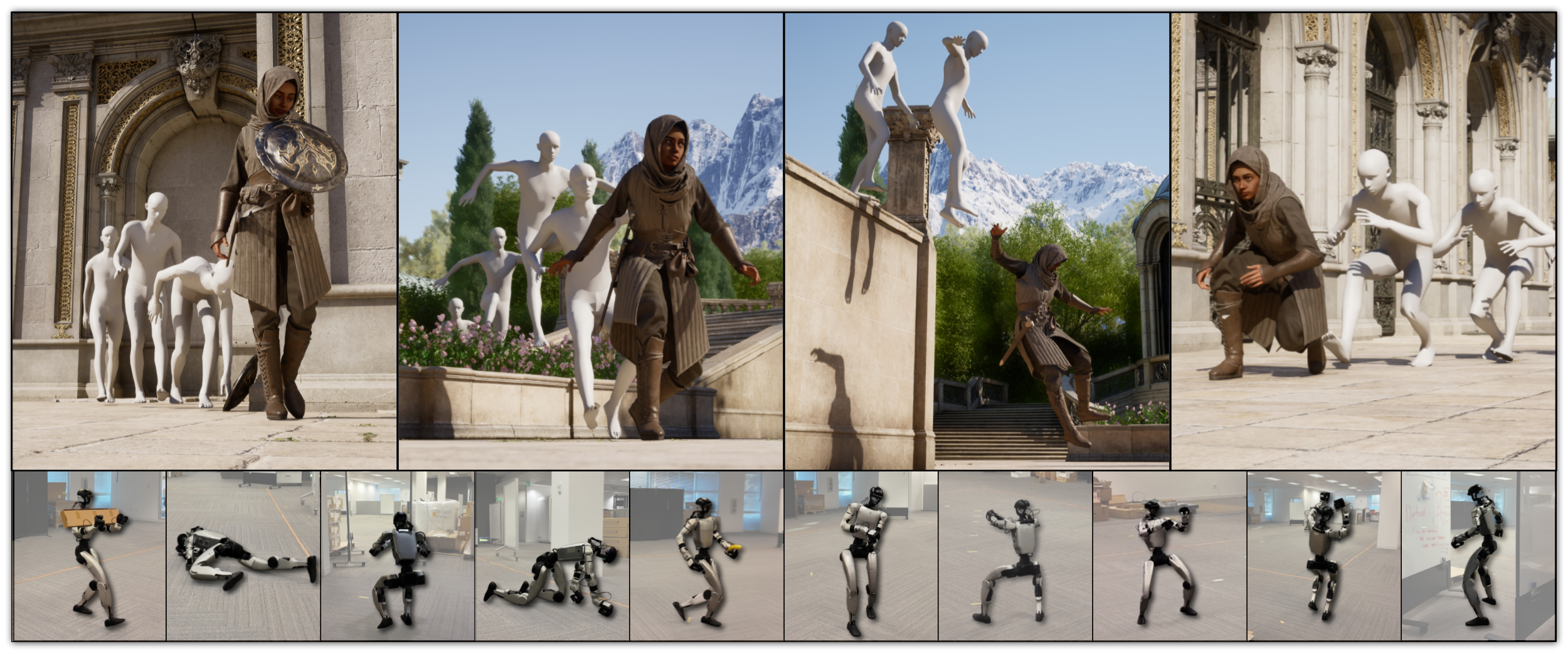 MotionBricks overview — unified control across animation and robotics